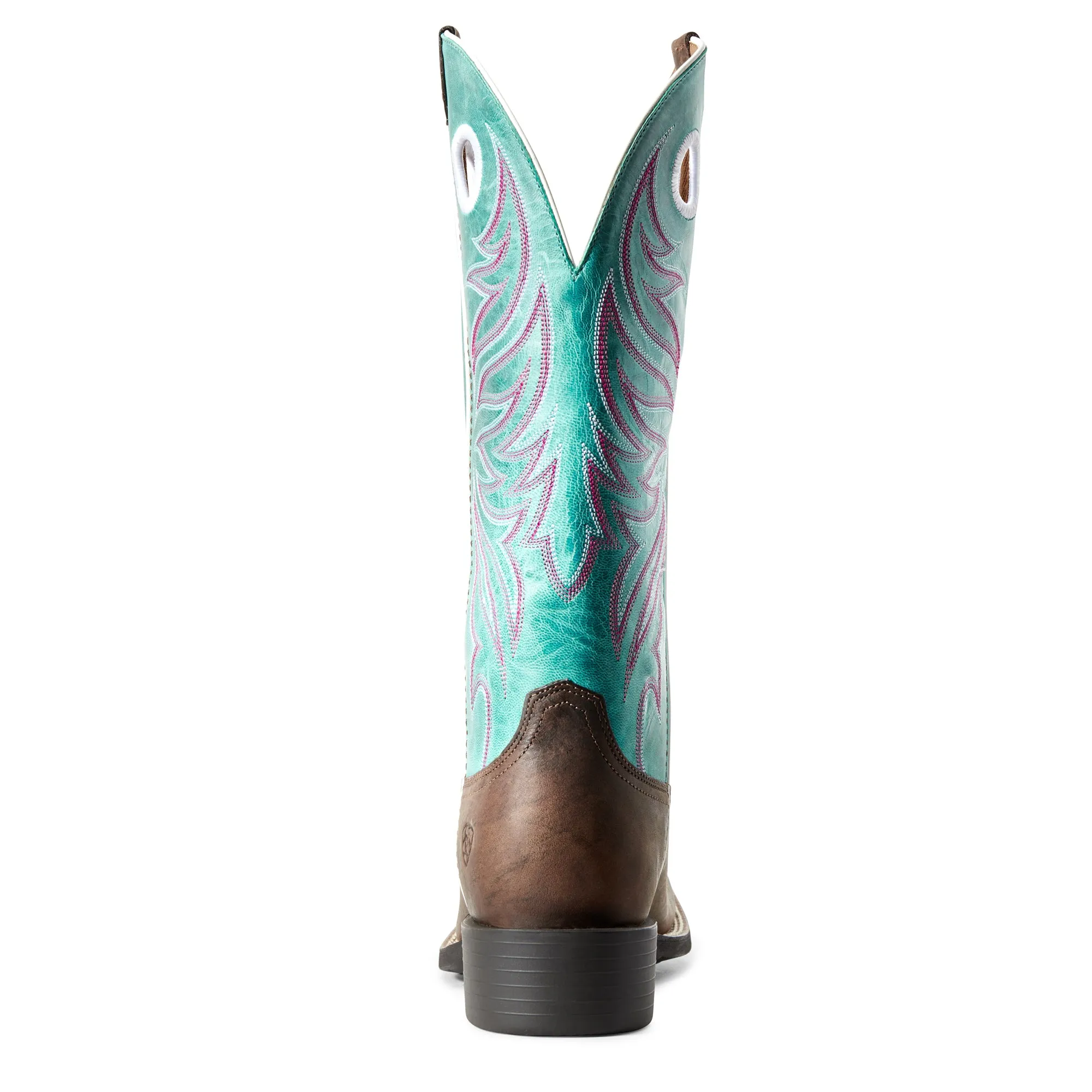10029751 Ariat Women's Round Up Ryder Sassy Brown/Miami Blue