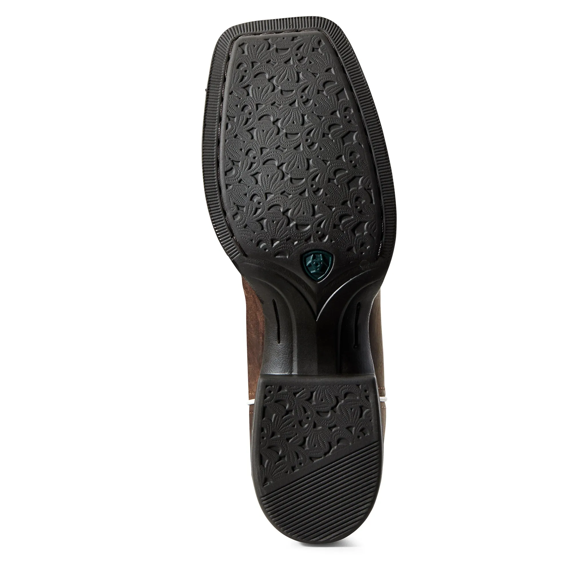 10029751 Ariat Women's Round Up Ryder Sassy Brown/Miami Blue