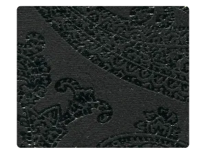 168 Black Flower Velvet -LEDSS