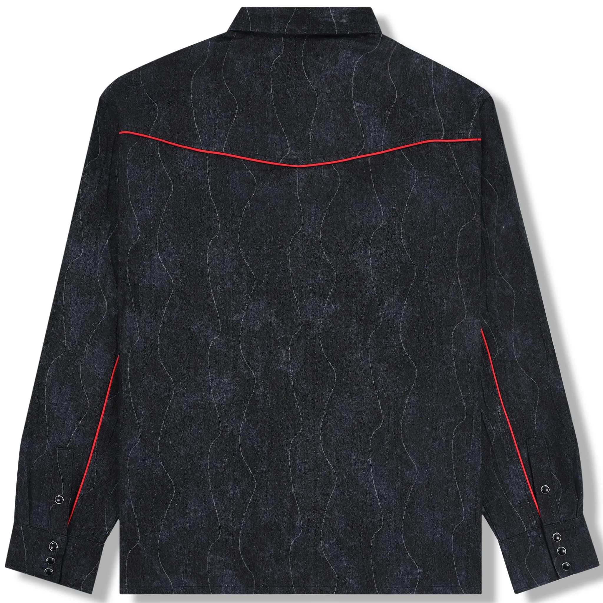 ACID COWBOY DENIM SHIRT (BLACK)