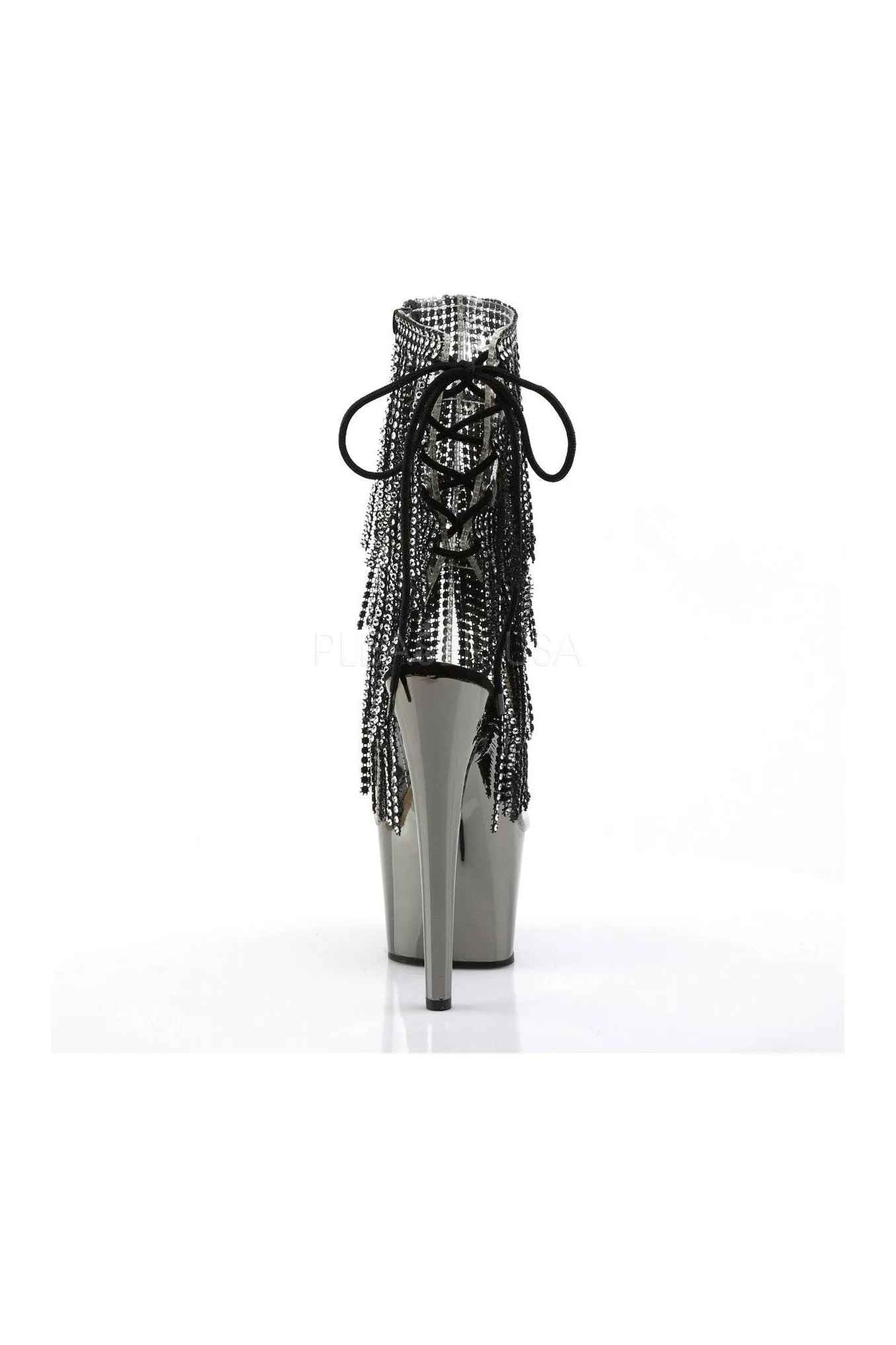 ADORE-1017RSF Platform Boot  | Black Vinyl