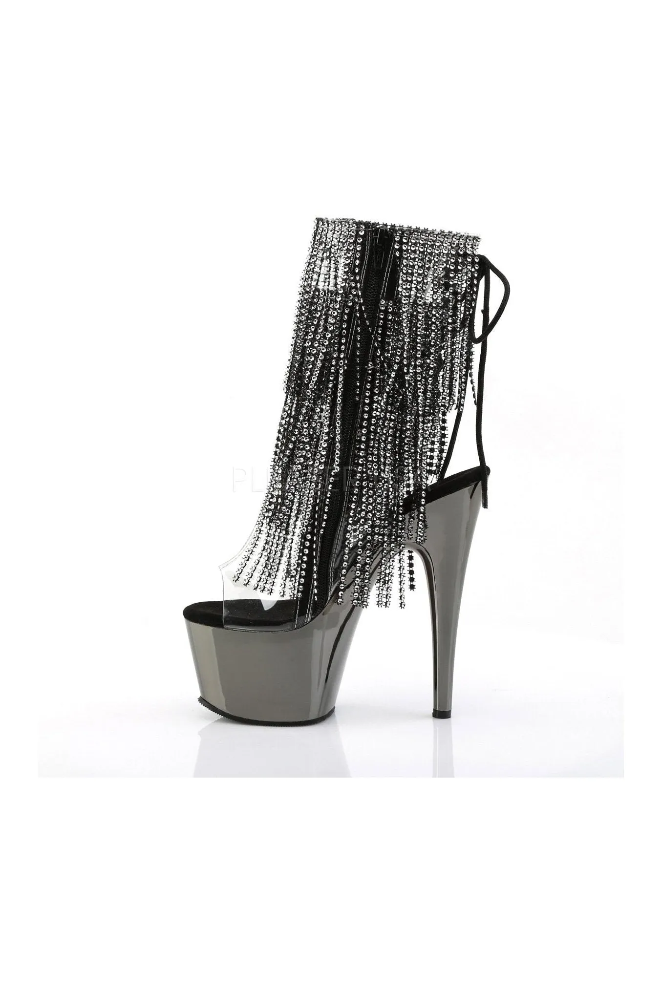 ADORE-1017RSF Platform Boot  | Black Vinyl