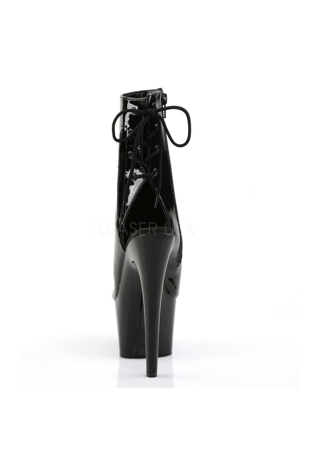 ADORE-1018 Platform Boot  | Black Patent