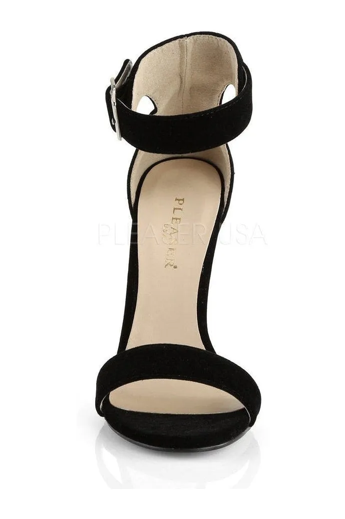 AMUSE-10 Sandal  | Black Velvet