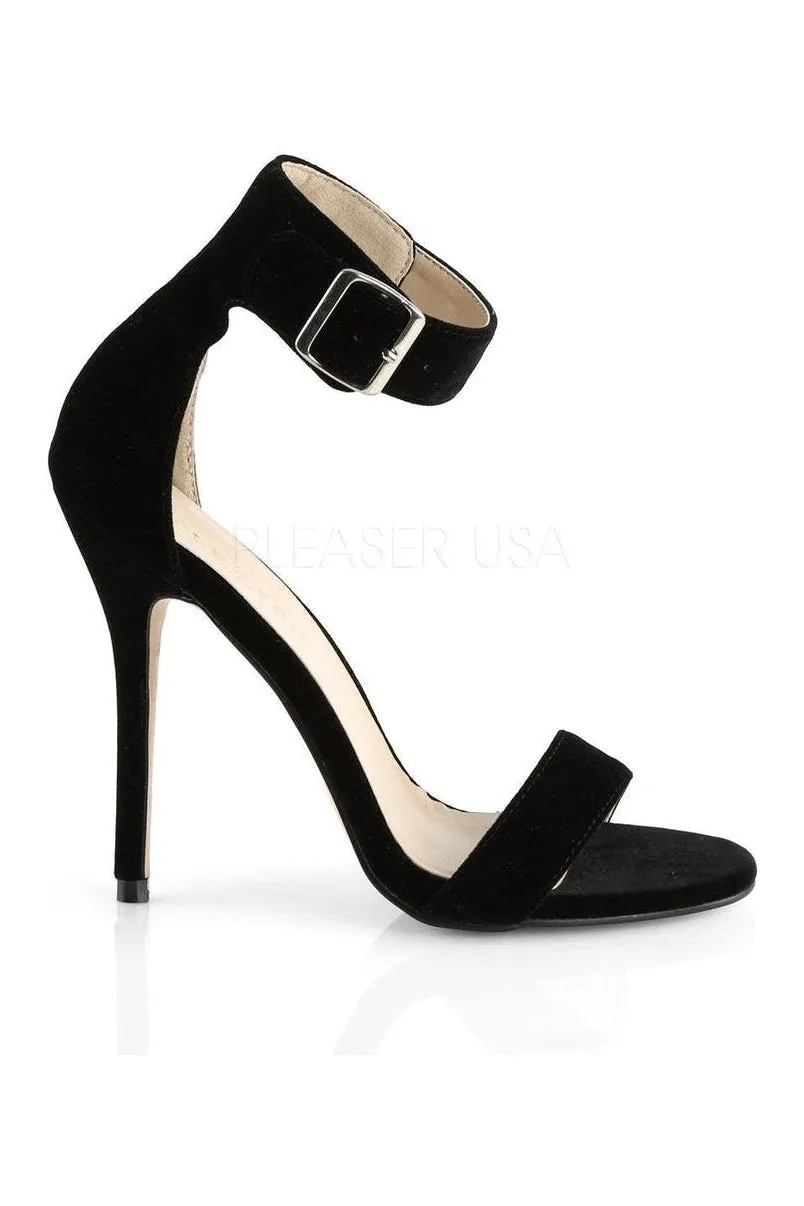 AMUSE-10 Sandal  | Black Velvet