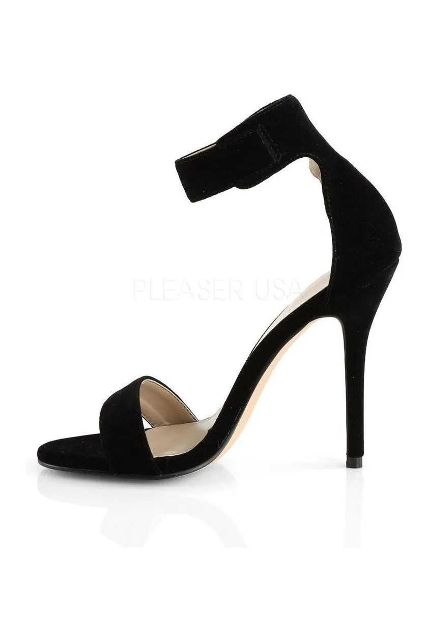 AMUSE-10 Sandal  | Black Velvet