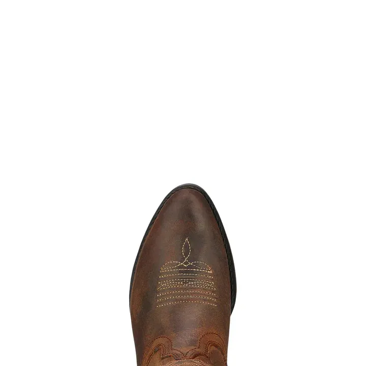 Ariat Kids Heritage Western Boots Distressed Brown