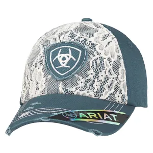 Ariat Ladies Ivory Lace Cap Blue