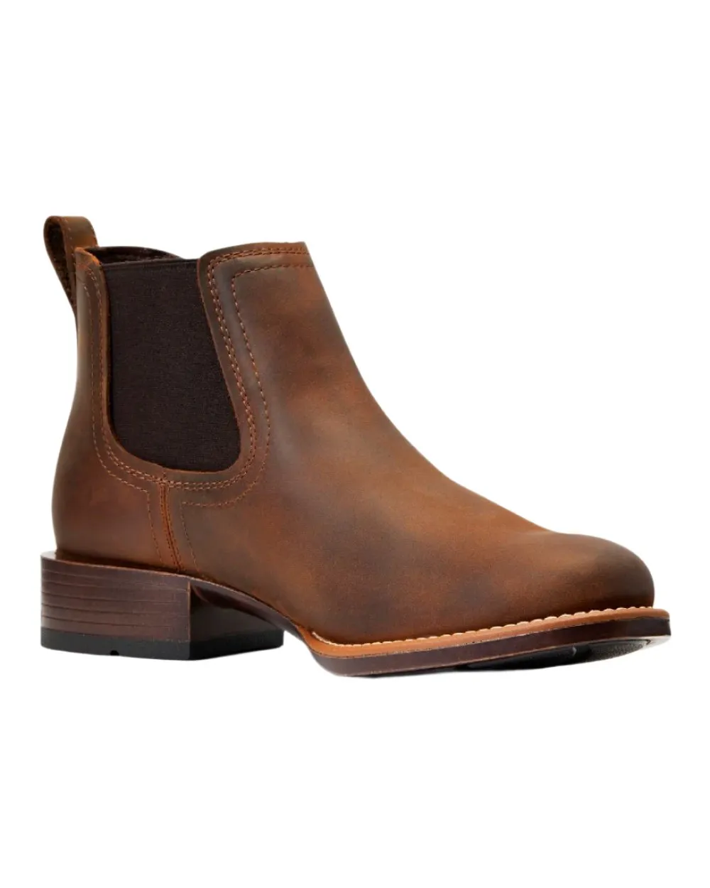 Ariat Mens Booker Ultra Round Toe Western Boots