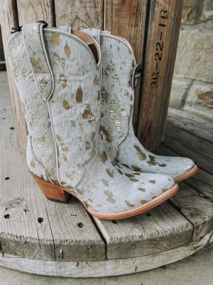 Ariat WMS Bandida White Metallic Hair Boots