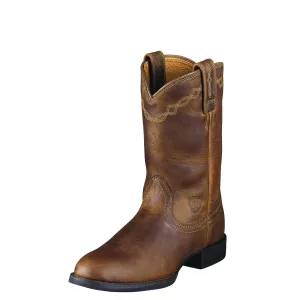ARIAT Women's Heritage Roper Boot - Distressed Brown