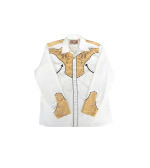 BAMxMC Vintage Tejas Embroidered Western Shirt