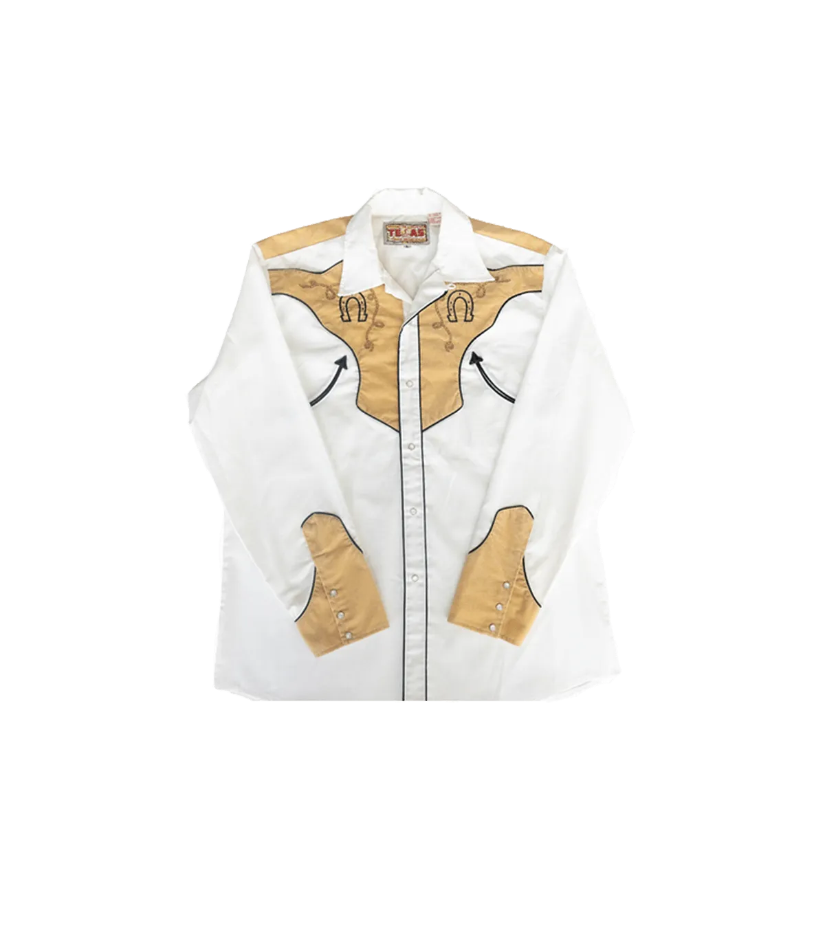 BAMxMC Vintage Tejas Embroidered Western Shirt