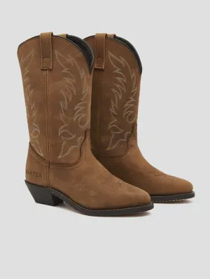 Baxter Ladies Distressed Western Boot