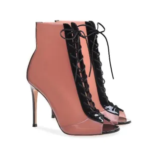 Boots Mid Heels "Cut out"