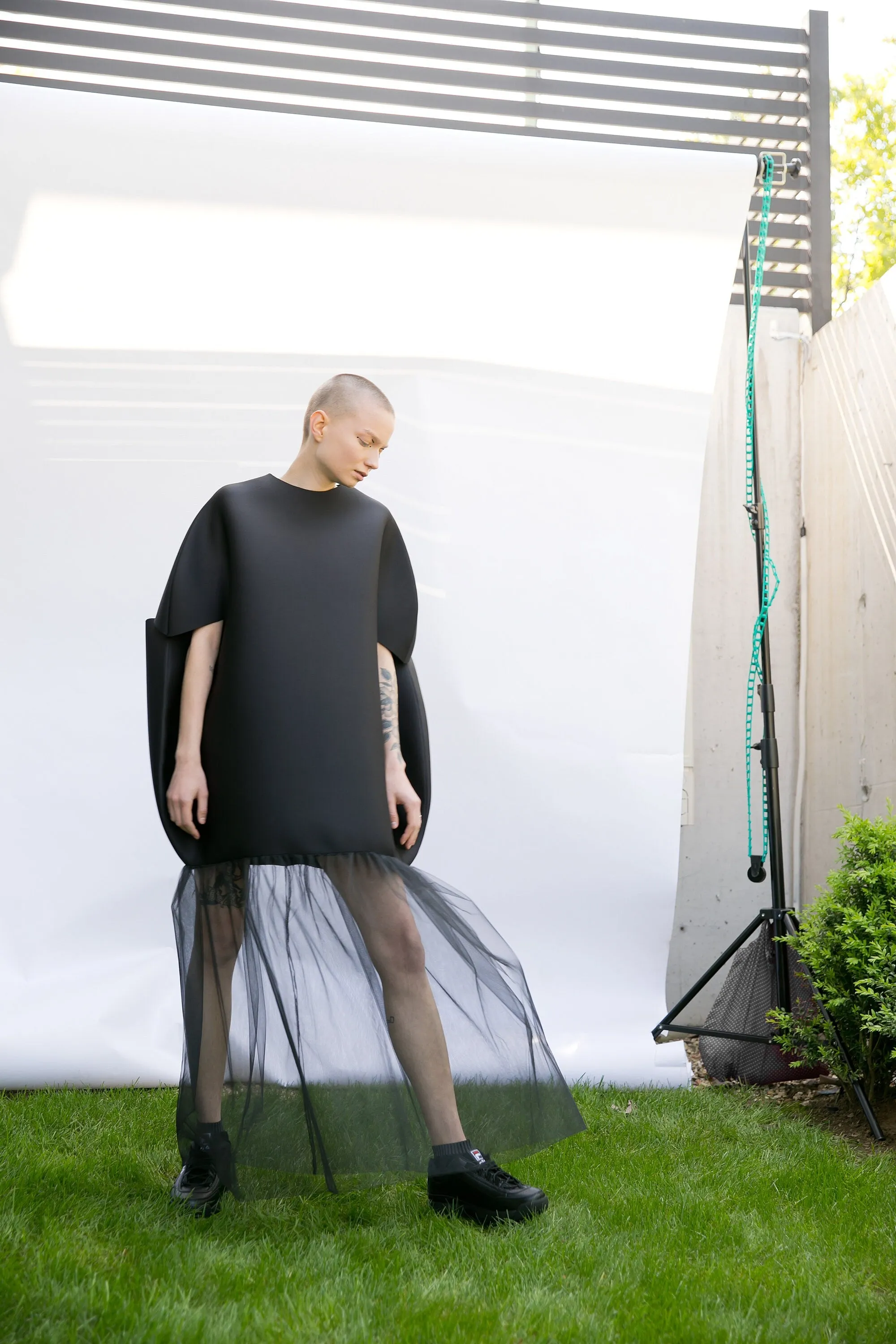 Bubble Dress With Tulle