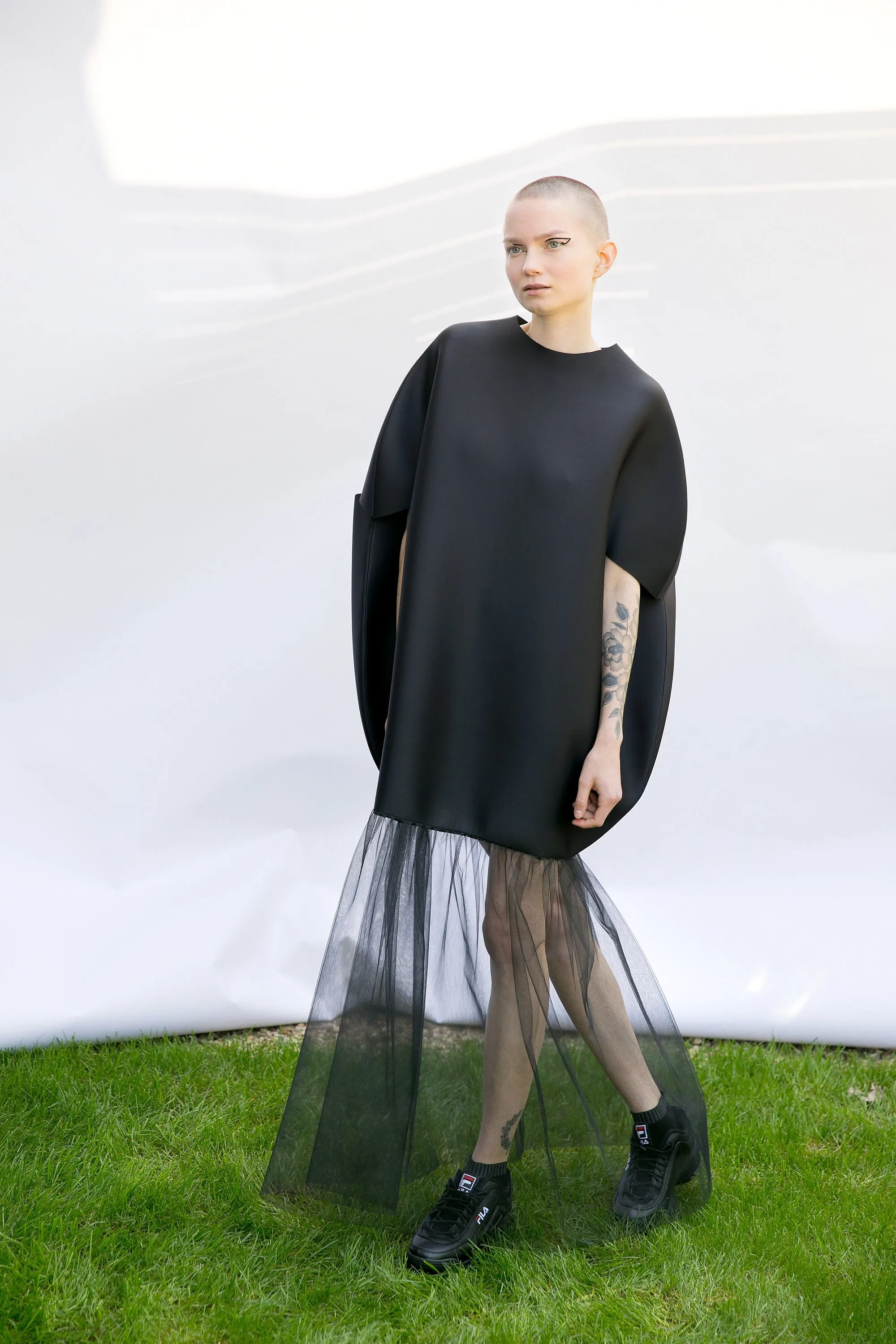 Bubble Dress With Tulle