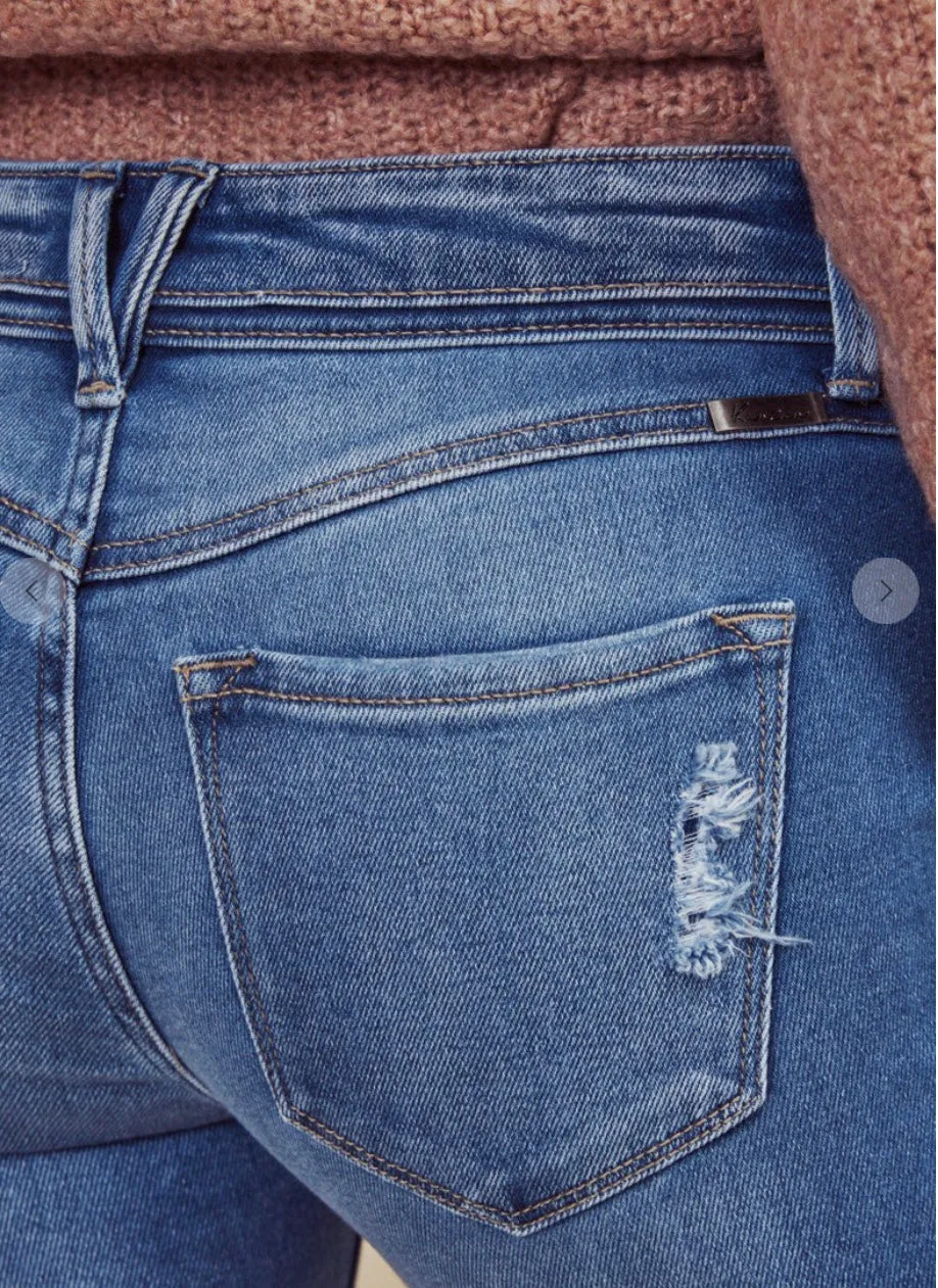 Carolina Cuff Straight Jeans