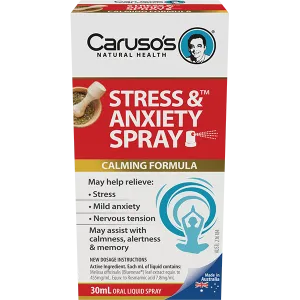 Carusos Natural Health Stress and Anxiety Spray