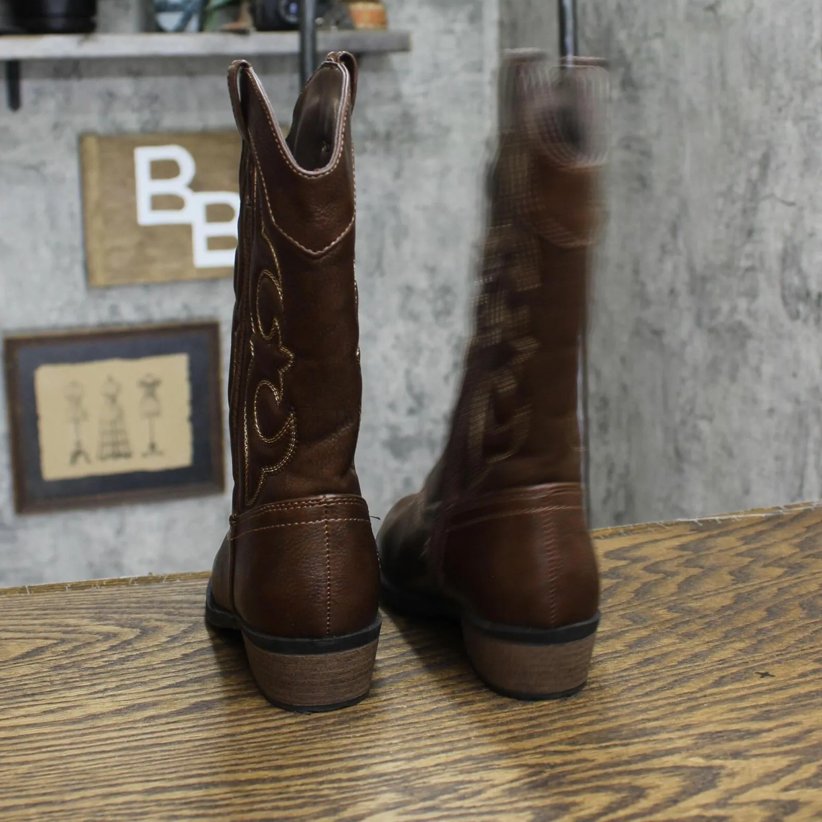 Cat & Jack Kids Boys Western Cowboy Boots 166cd9cfbf0530 Brown 1