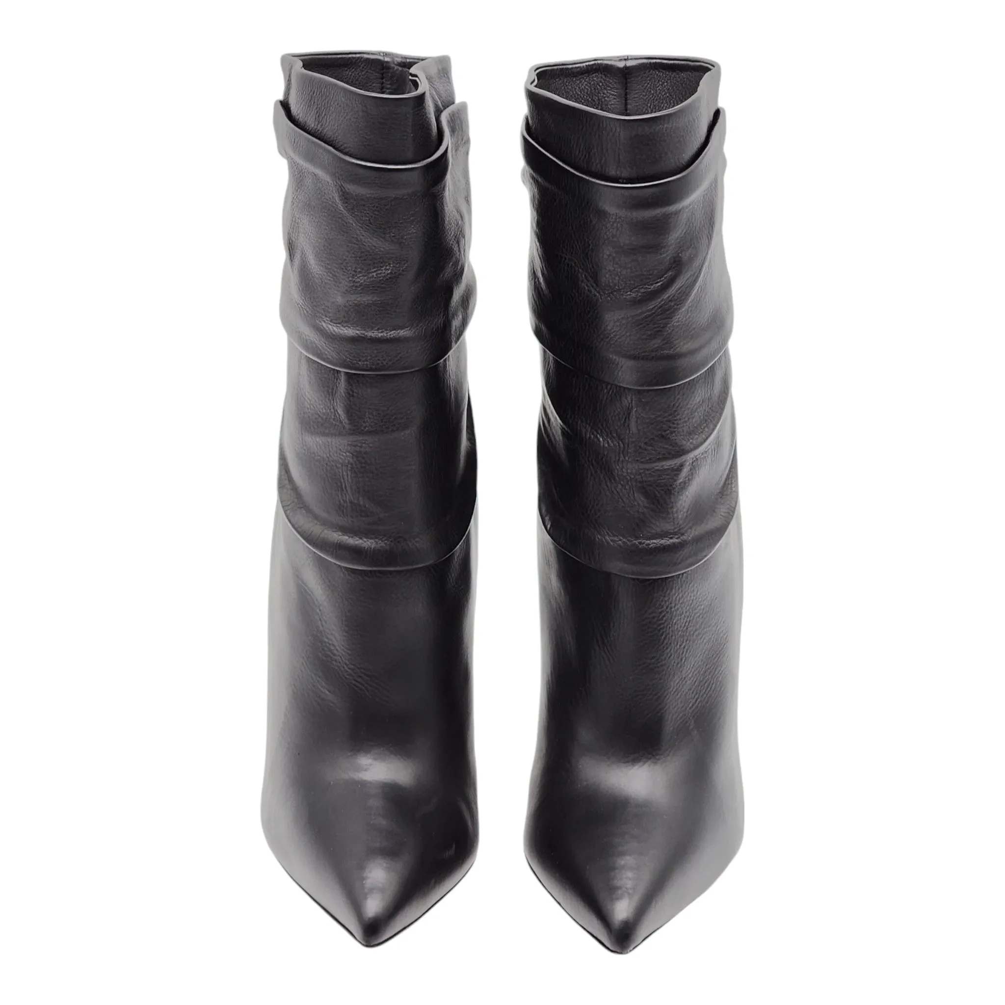 Christian Louboutin Ishtar 120mm Stiletto Boots - Leather - Black 35.5