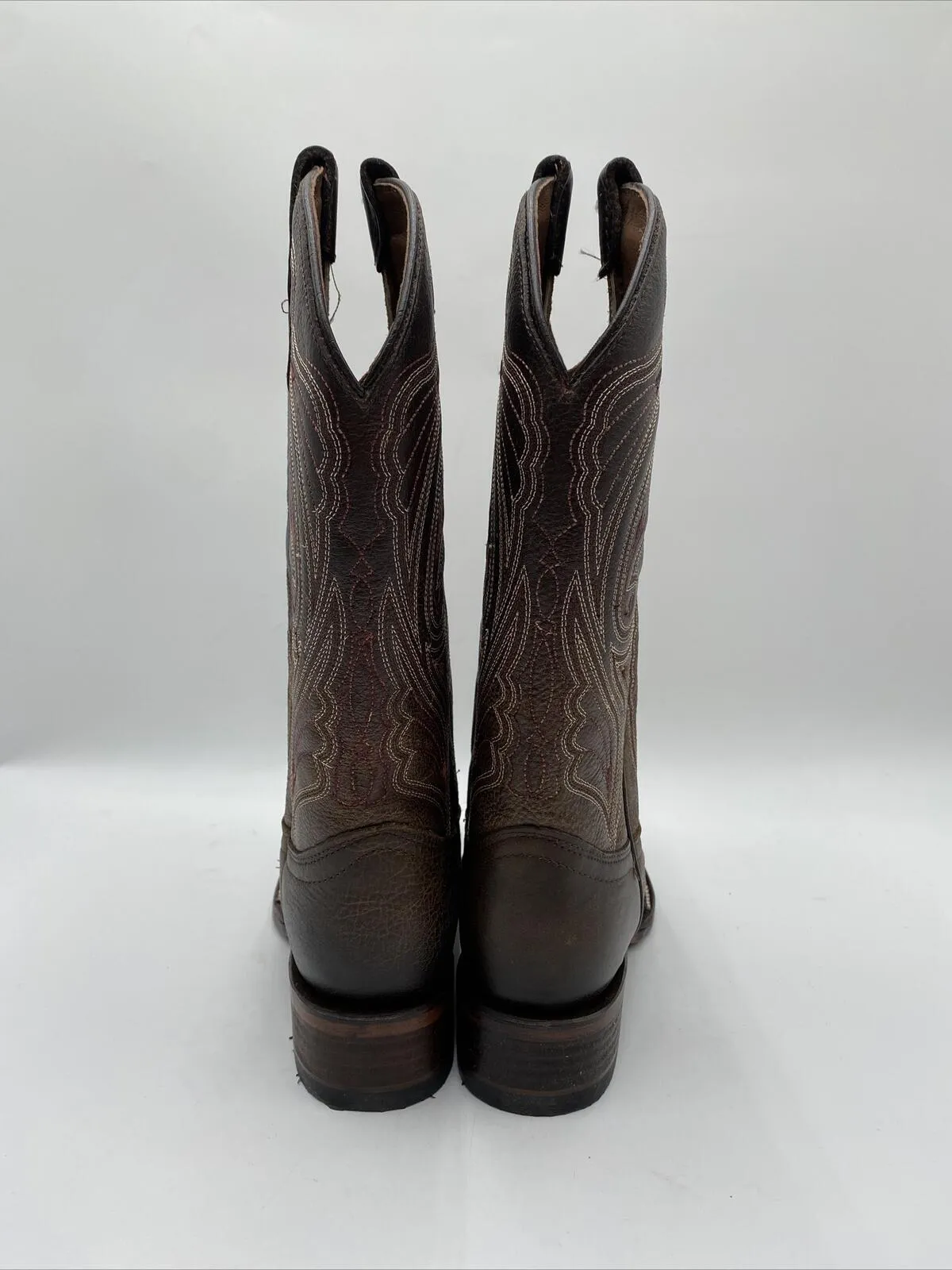 Circle G Women's Cross Embroidered Western Boots Brown Size 7M