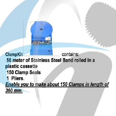 CLAMP KIT 56M BAND 150XCLAMP