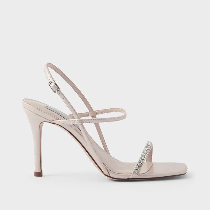 Classy High Heel Sandals Stiletto Open-Toe Shoes
