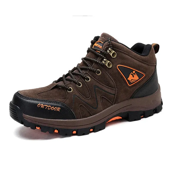 Clorts Waterproof Hiking Boots Mid-cut Mountain Shoes