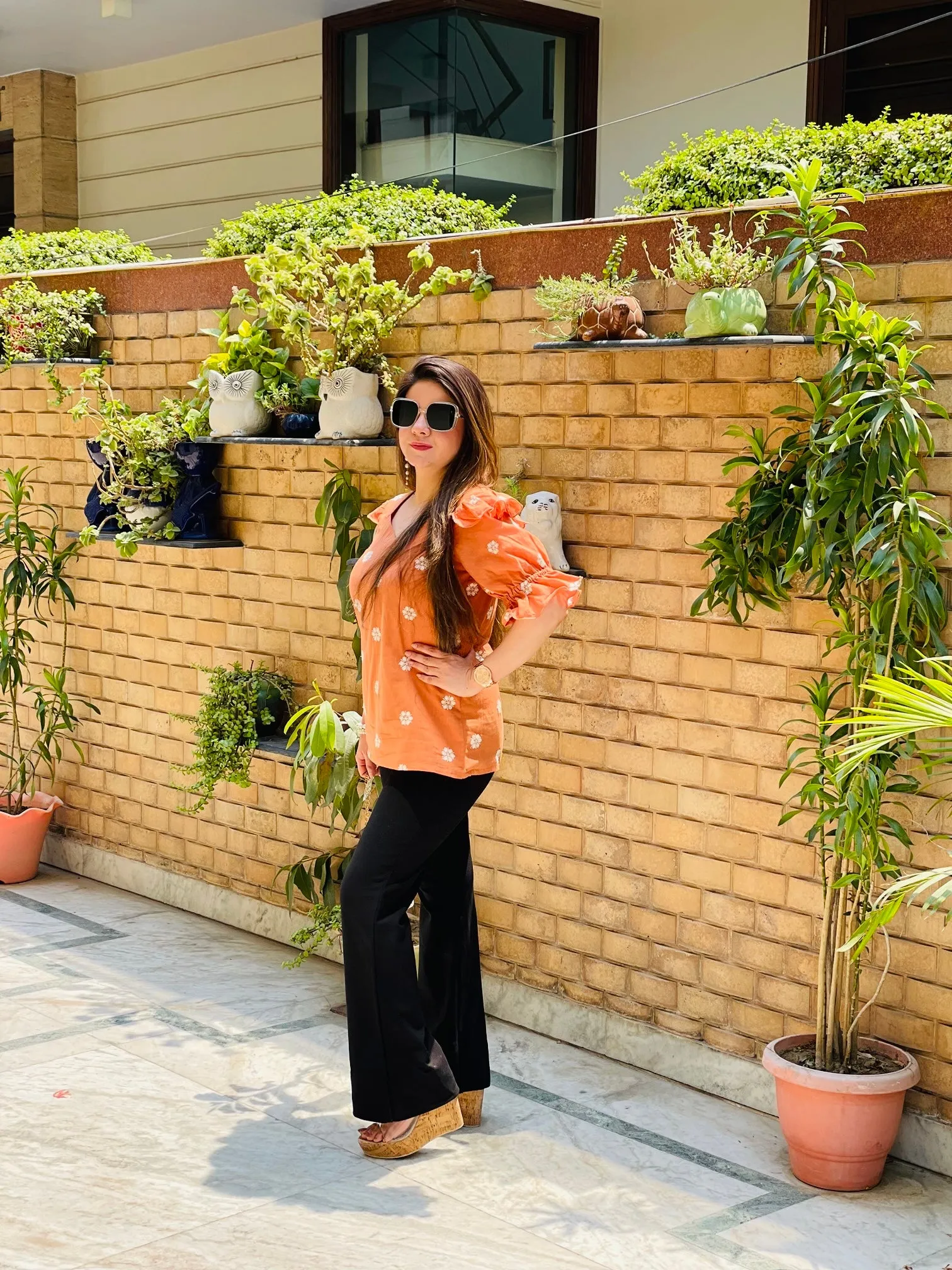 Cotton Embroidered Top