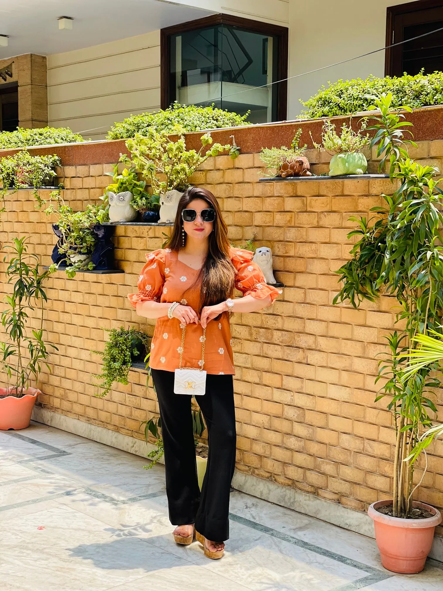 Cotton Embroidered Top