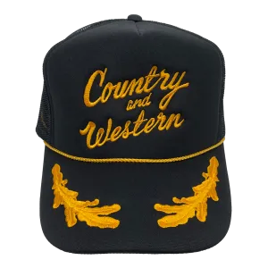 Country & Western Embroidered Trucker Cap