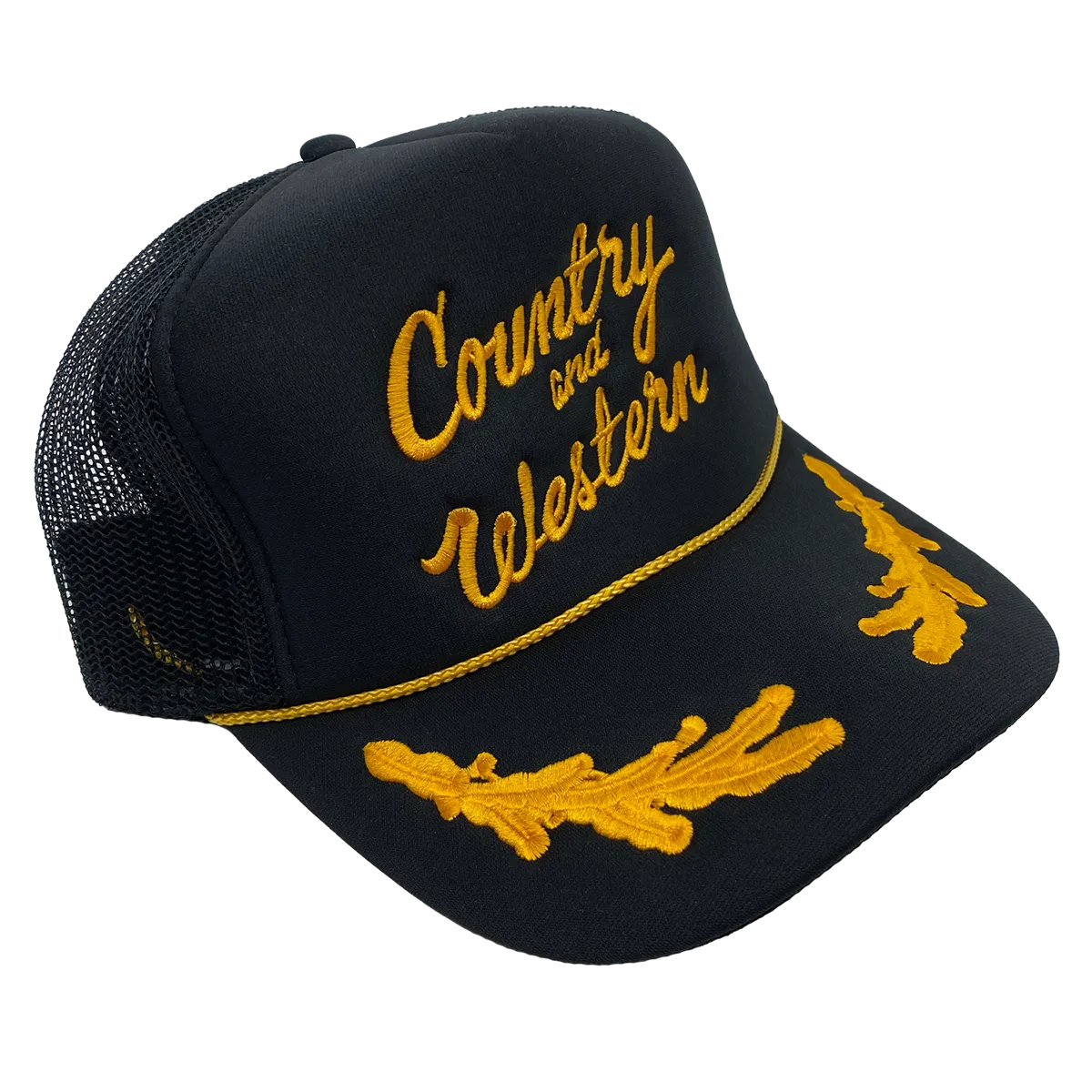Country & Western Embroidered Trucker Cap