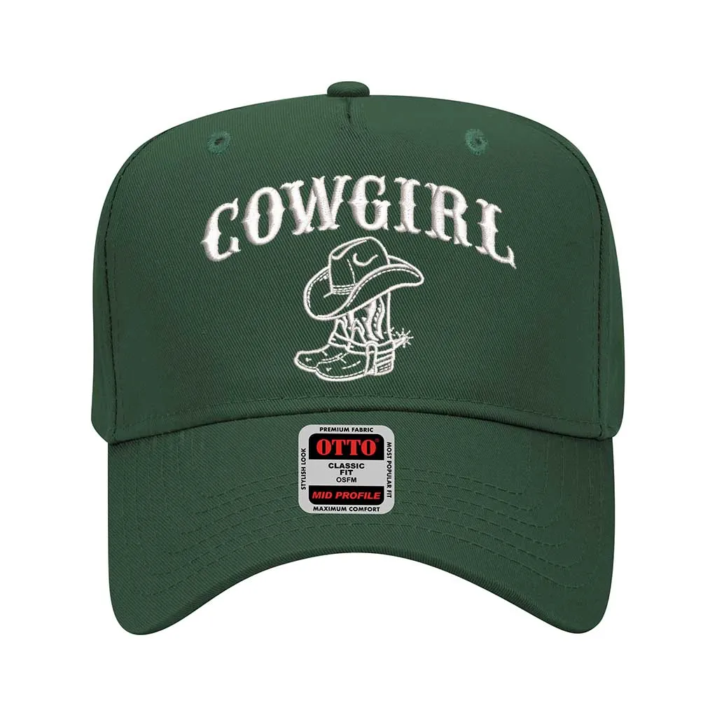 Cowgirl Boots 5 Panel Baseball Hat