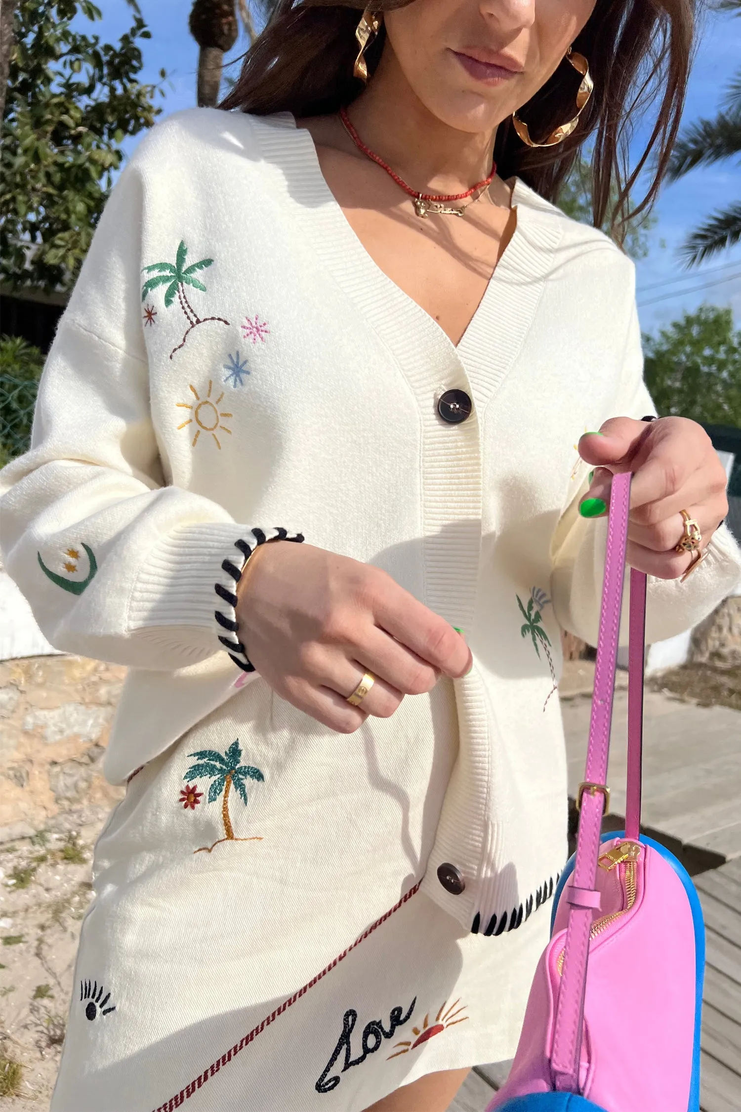 Cream Western Cardigan