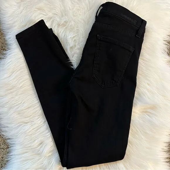 Current Elliott Black Stiletto Jeans size 25