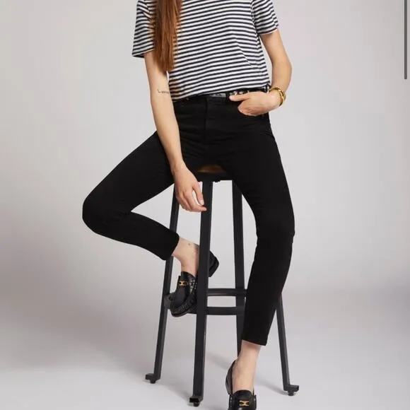 Current Elliott Black Stiletto Jeans size 25
