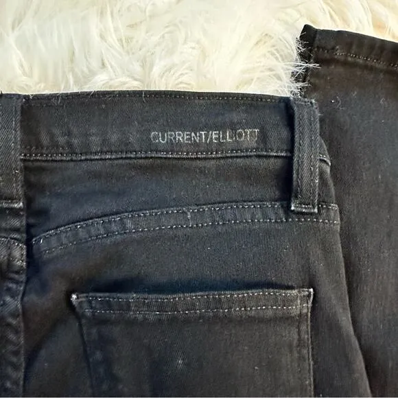 Current Elliott Black Stiletto Jeans size 25