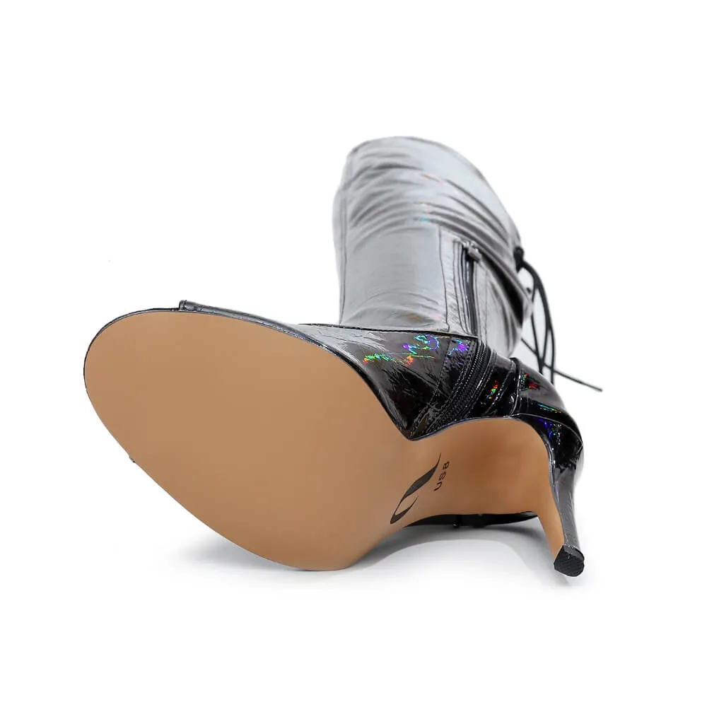 Damage - Black Vegan Rainbow Reflective - Street Sole