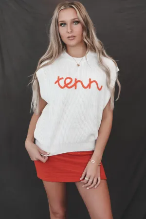 DEAL Tennessee Vols Sleeveless Sweater Top