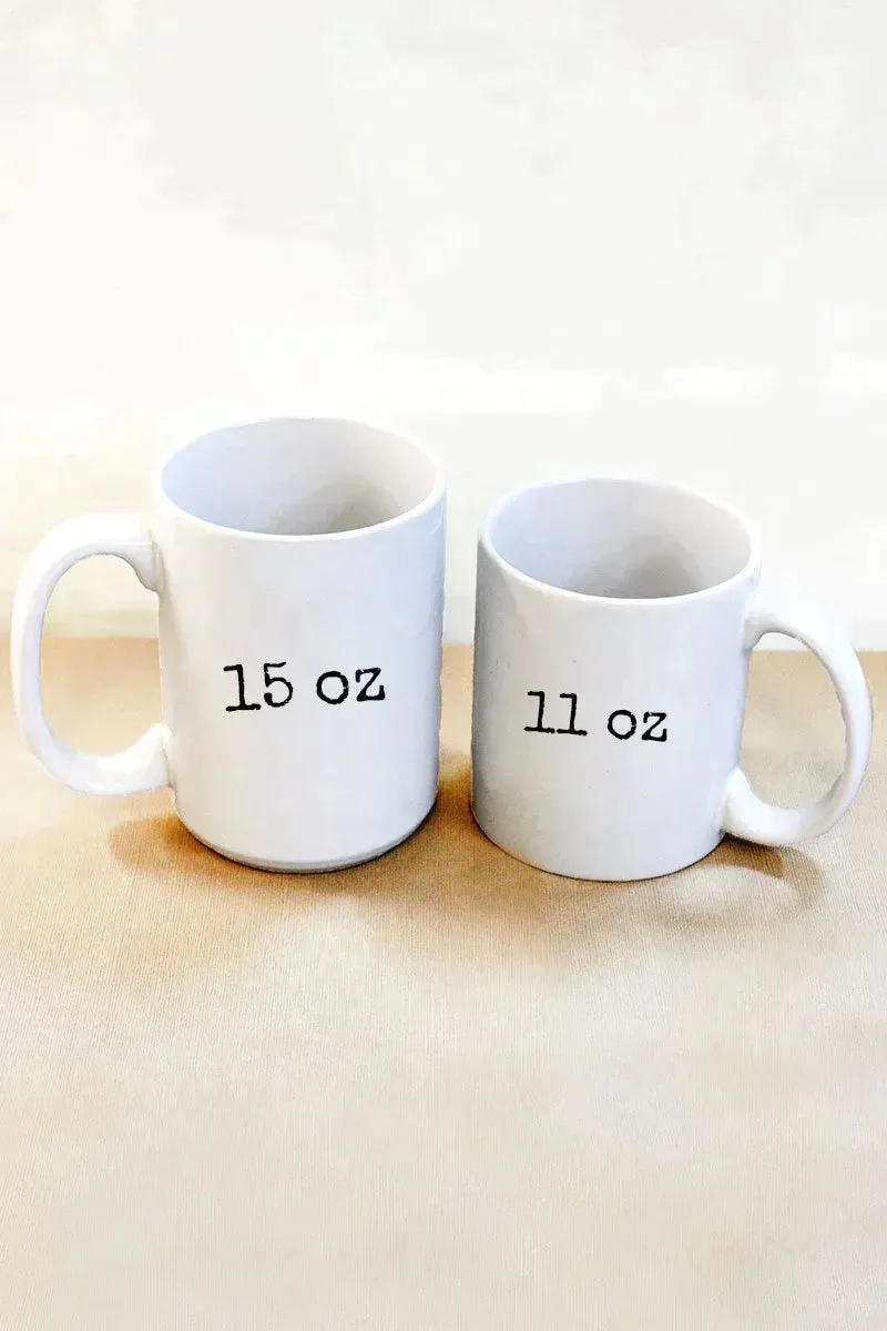 Distressed Darlin' White Mug