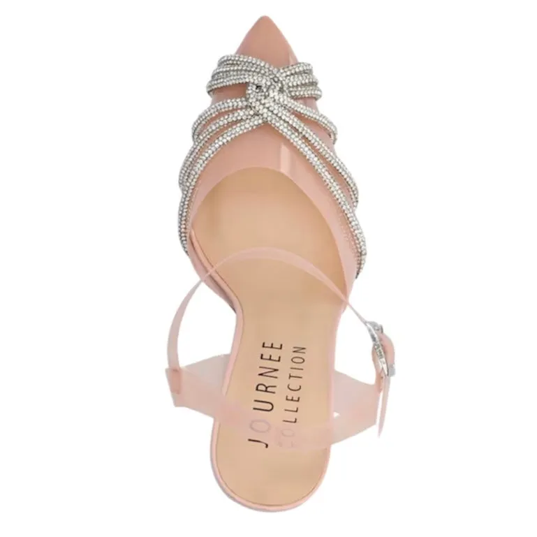 ELEORA Women's Lucite Stiletto Heel Pumps