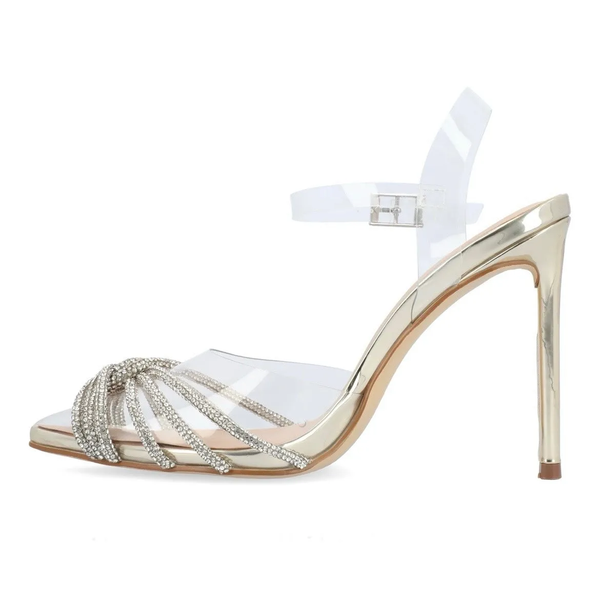 ELEORA Women's Lucite Stiletto Heel Pumps