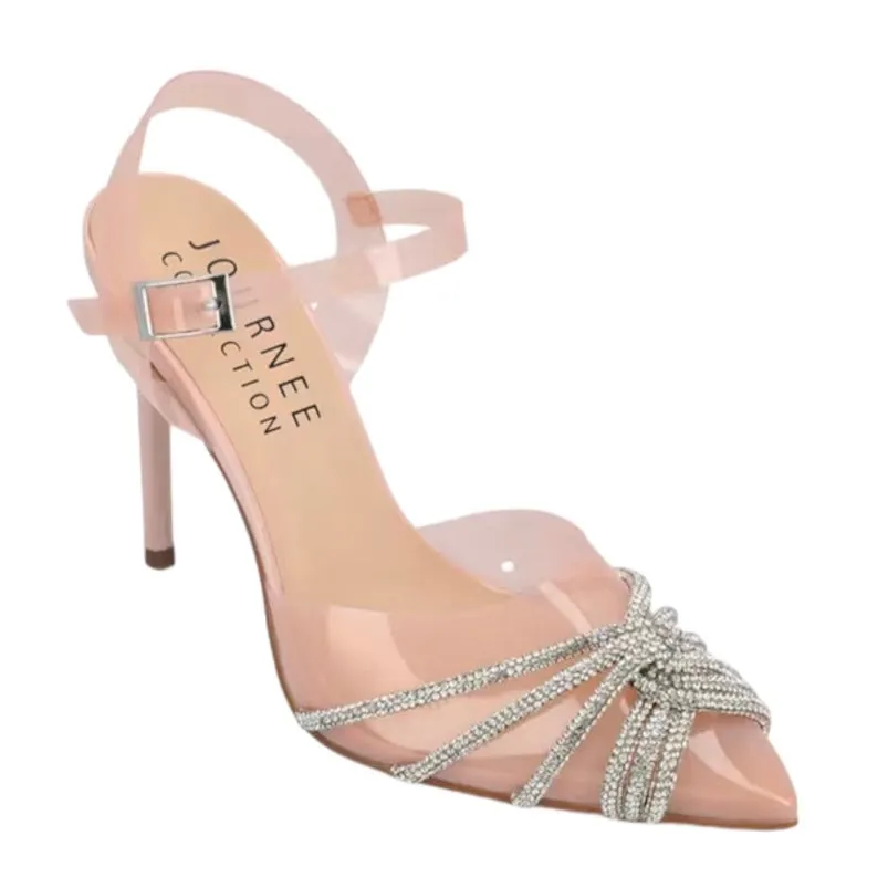 ELEORA Women's Lucite Stiletto Heel Pumps