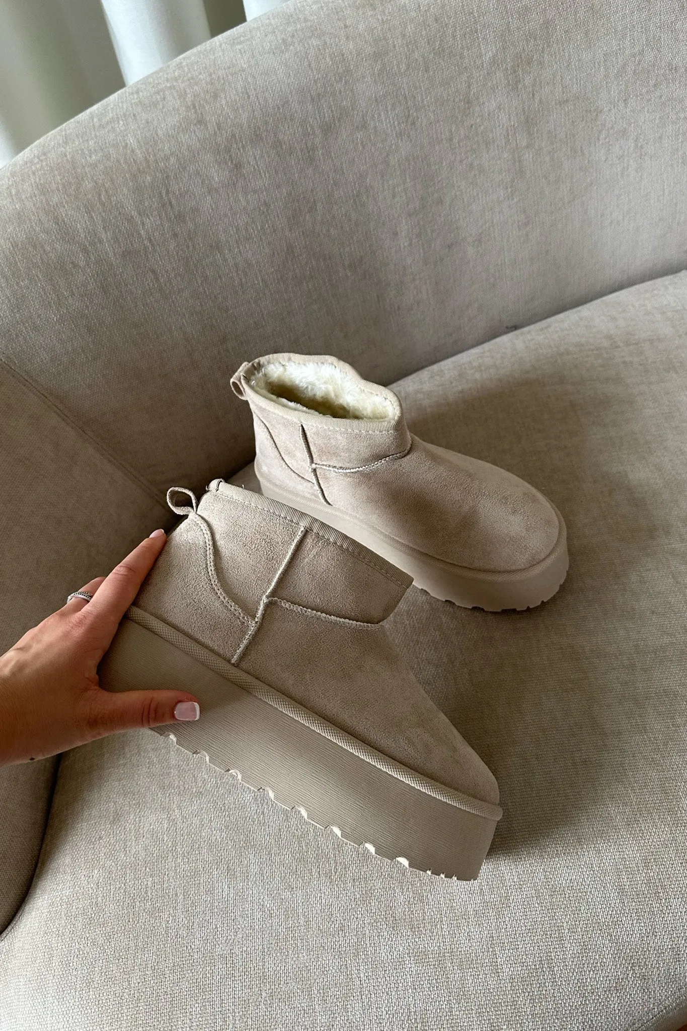 Ella Støvler - Beige
