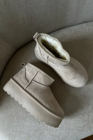 Ella Støvler - Beige