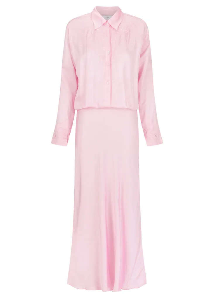 Embroidered Western Midi