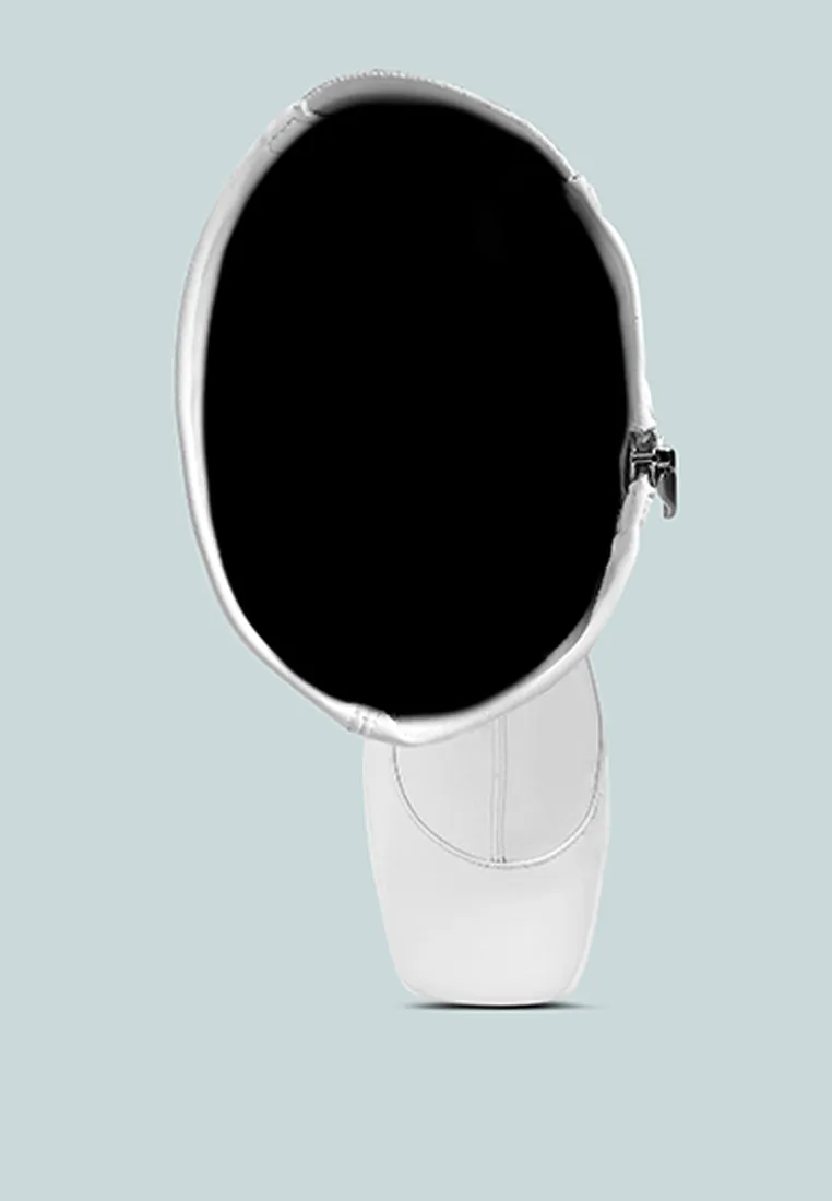 Fanning Platform Long Boots By Ruw