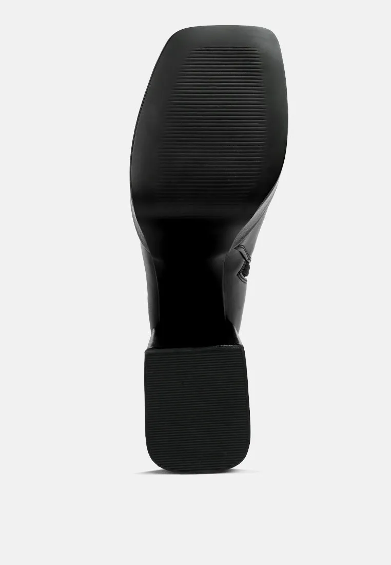 Fanning Platform Long Boots By Ruw