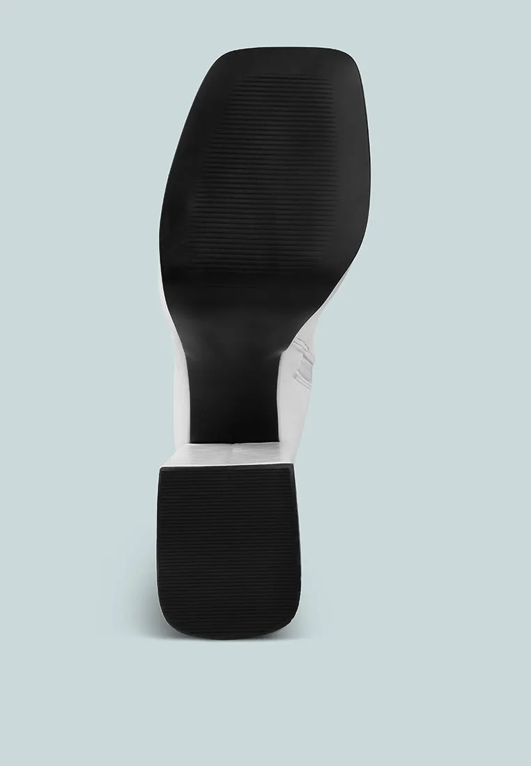 Fanning Platform Long Boots By Ruw